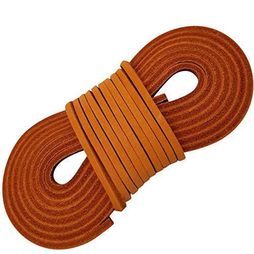 
                  
                    TOFL Leather Boot Laces|1/8 Inch Thick 72 Inches Long|2 Leather Strips [1 Pair]|Yellow
                  
                