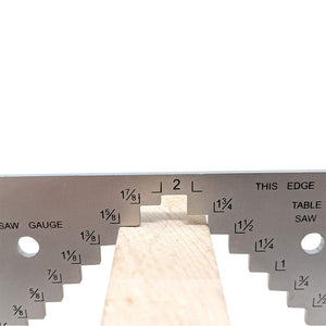 
                  
                    TOFL Table Saw, Circular Saw Depth Gauge - Step Gauge for Setting Height Of Your Saw Blade Tool for Woodworking Projects - Helps Make Your Saw Set Up Fast and Easy - Get Accurate Cuts
                  
                