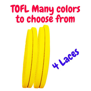 
                  
                    TOFL Softball and Baseball Glove Laces | Mitt Lace Glove Repair Lacing for Catchers Glove | Leather Laces Only Without Lacing Needle| Yellow 4
                  
                