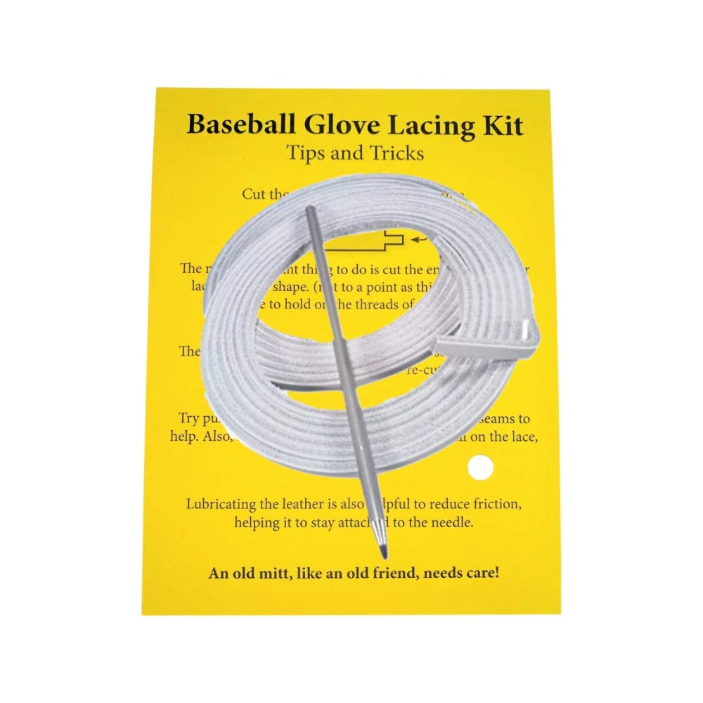 
                  
                    TOFL Softball and Baseball Glove Lace Kit | Mitt Lace Glove Repair Lacing Kit | 2 Leather Laces with Lacing Needle for Catchers Glove| White
                  
                