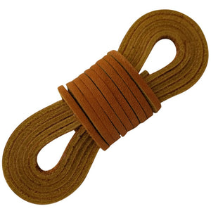 
                  
                    TOFL Leather Boot Laces|1/8 Inch Thick 72 Inches Long|2 Leather Strips [1 Pair]|Tan
                  
                