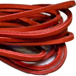 
                  
                    TOFL Leather Boot Laces|1/8 Inch Thick 72 Inches Long|2 Leather Strips [1 Pair]|Red
                  
                