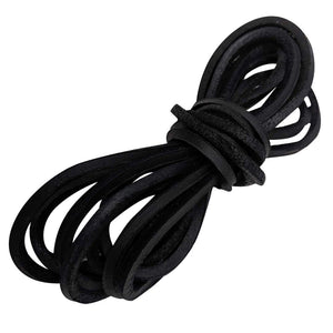 
                  
                    TOFL Leather Boot Laces Logger Style Black Easy Sizing Just Cut to Fit. 108 Inches Long Bootlaces Great for Crafts Hanging Pictures Straps Tie Downs Black cordones de bota de cuero (Black)
                  
                