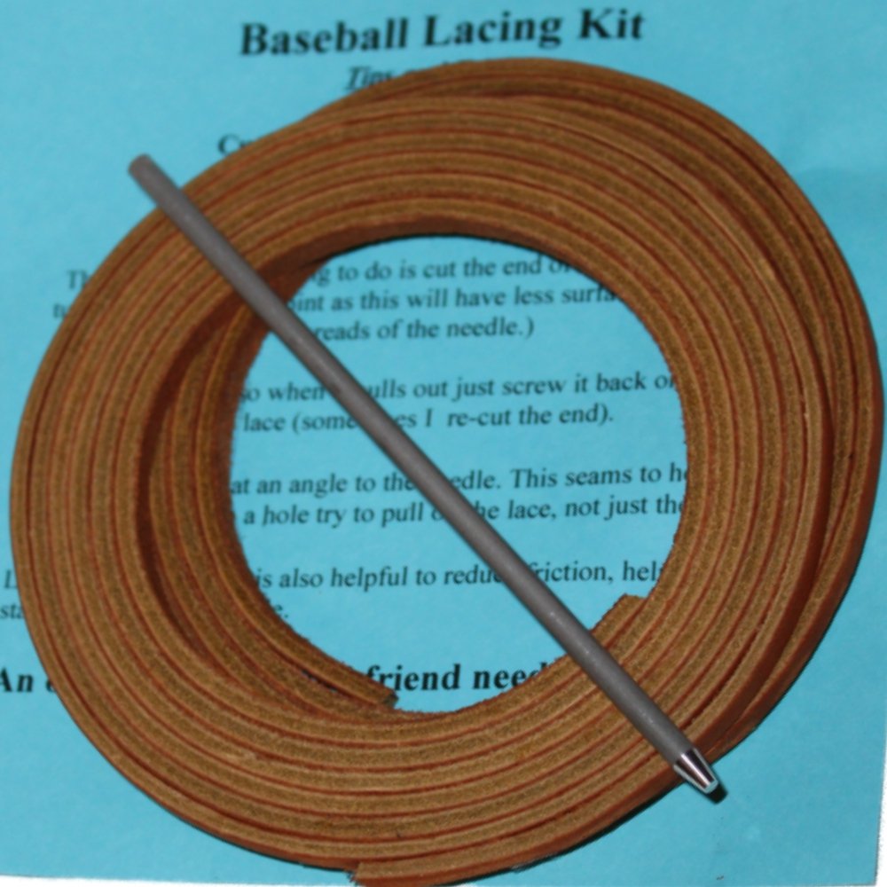 
                  
                    TOFL Softball and Baseball Glove Lace Kit | Mitt Lace Glove Repair Lacing Kit | 2 Leather Laces with Lacing Needle for Catchers Glove| Tan
                  
                